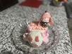 Birthday cake made out of candy. With a marshmallow skull, big skull made out of frosting cover marshmallow with Gumdrop eyes along with a marzipan, bubblegum and marshmallow Mori Topper <br class="newline" /><a class="read-time" target="_blank" rel="noopener noreferrer" href="https://www.youtube.com/watch?v=SaobHKDZ8KI&t=4h10m58s">Read Timestamp</a>