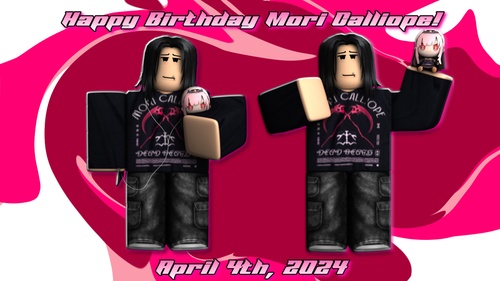 Happy Birthday Calli! Hope you had a wonderful birthday, although I rarely watch your streams, I still listen to your music occasionally. Nevertheless, have a great birthday, our reaper!<br class="newline" /><a class="read-time" target="_blank" rel="noopener noreferrer" href="https://www.youtube.com/watch?v=SaobHKDZ8KI&t=3h7m24s">Read Timestamp</a>